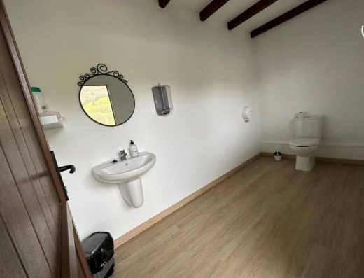 Imagen del interior del aseo.