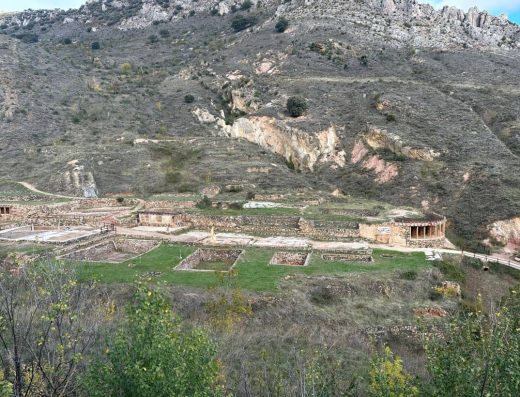 Imagen de vista panorámica de las salinas.