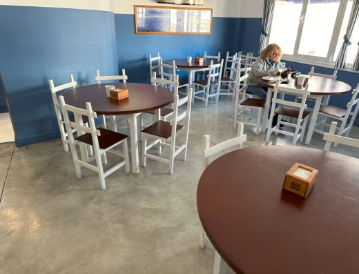 Imagen del interior del local.