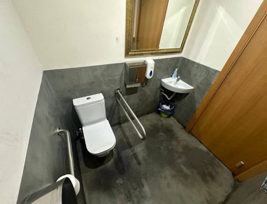 Imagen del interior del baño.