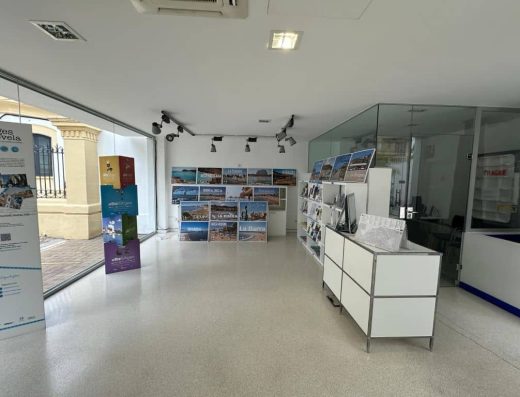 Imagen del interior de la oficina.
