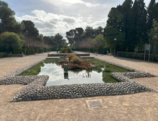 Imagen de la zona de estanque.