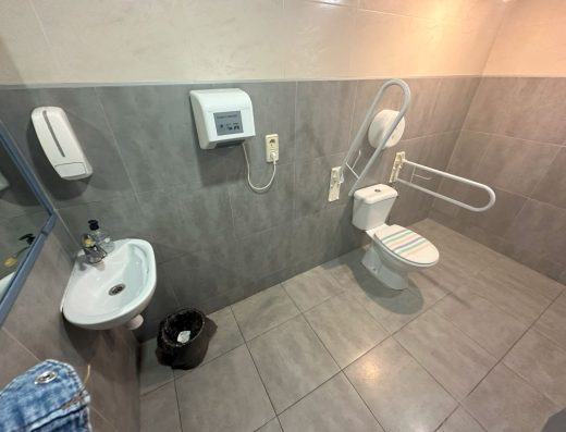 Imagen interior del baño.