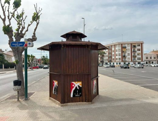 Imagen general de la caseta de información turíscia.