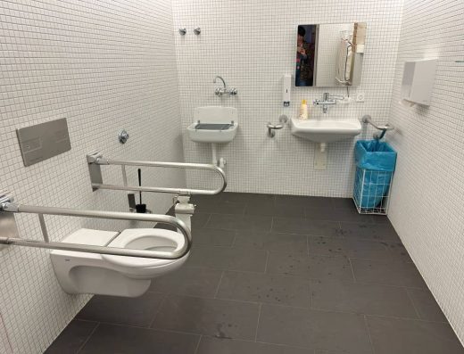 Imagen de baño adaptado.