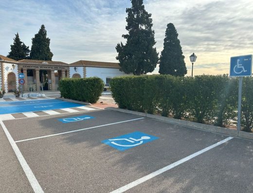 Imagen de aparcamiento para PMR.