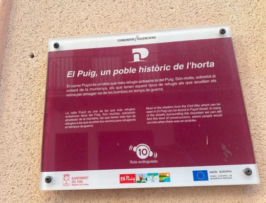 Imagen de la placa número 10 de la audioguía.