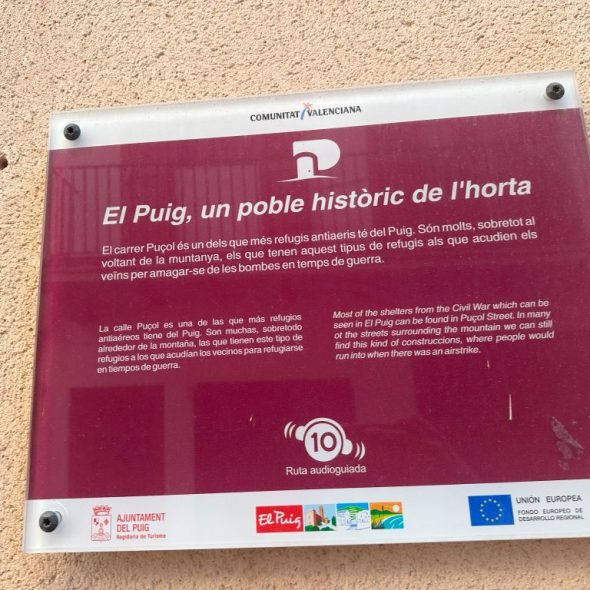 Imagen de la placa número 10 de la audioguía.