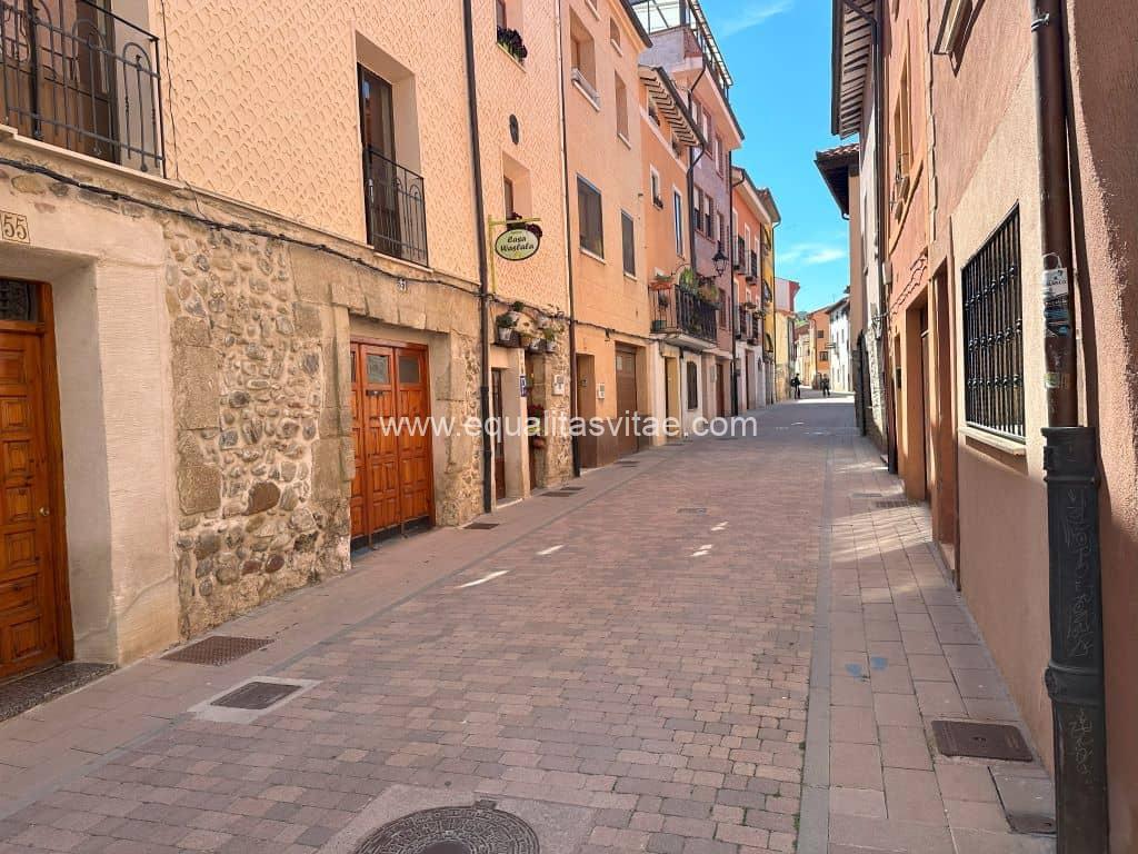 Imagen de calle con plataforma única.