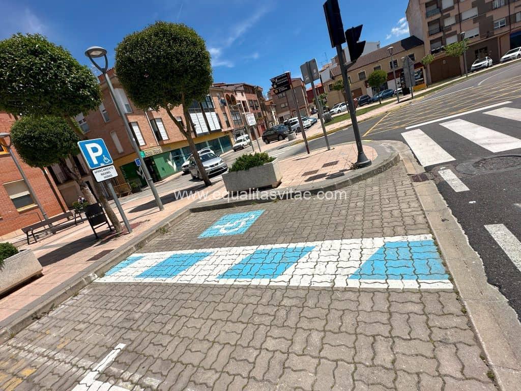 Imagen de la plaza de aparcamiento.