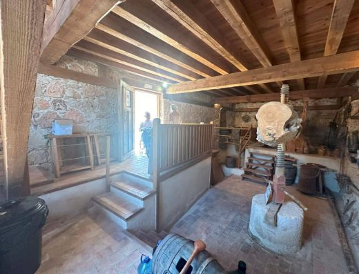 Imagen del interior del lagar