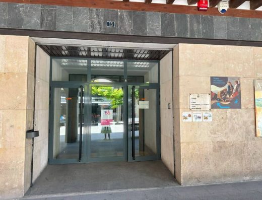 Imagen de entrada al museo a cota cero
