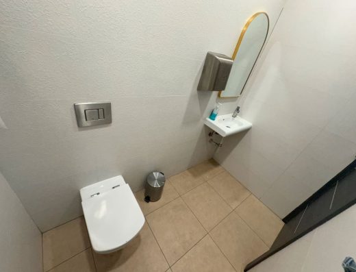 Imagen del interior del baño.