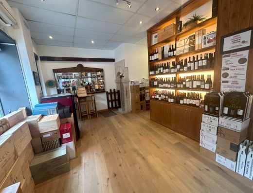 Imagen del interior de la Enoteca.