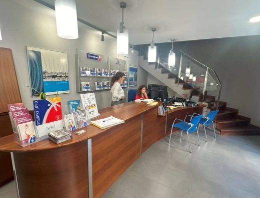 Imagen de mostrador de recepción