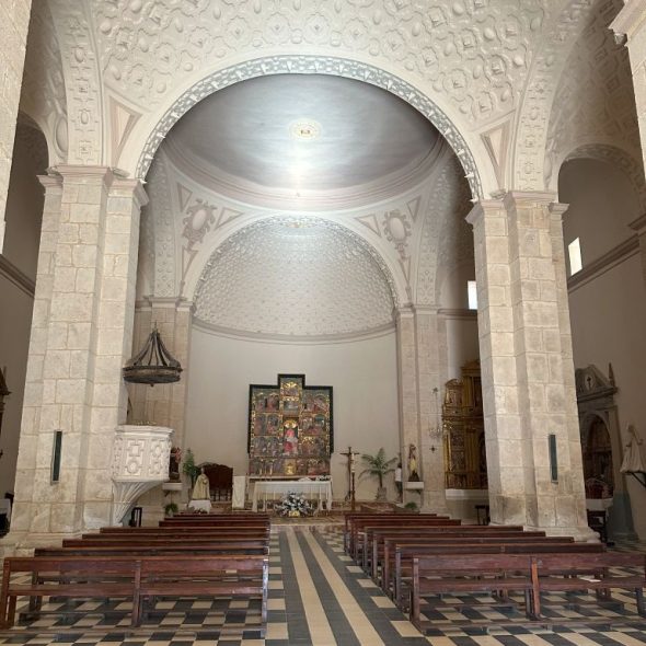 Imagen interior de la iglesia.