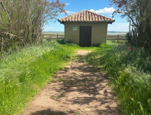 Imagen del sendero que lleva hasta la caseta del observatorio.