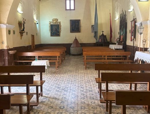 Imagen del interior de la iglesia.