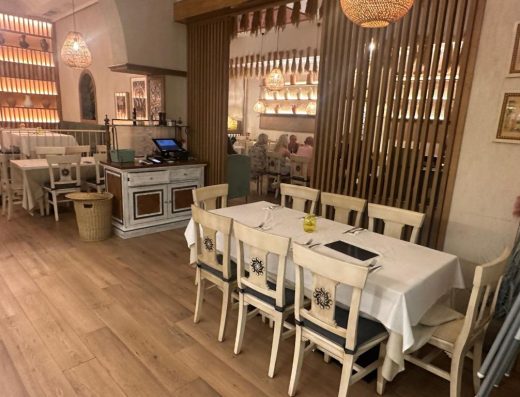 Imagen del interior del restaurante.