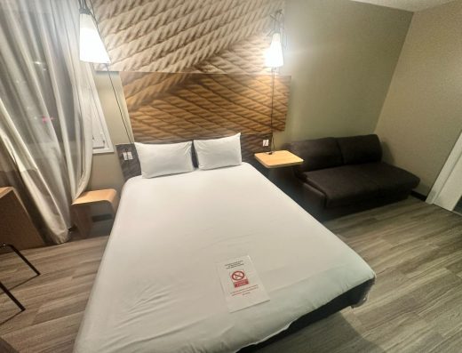 Imagen de la cama de matrimonia.