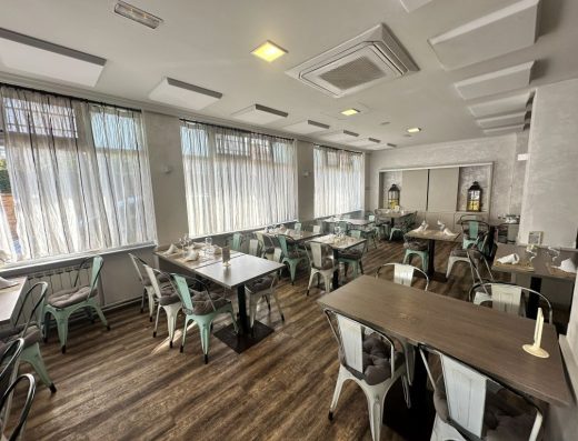Imagen de la zona del comedor interior.