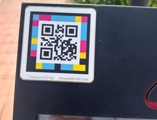 Imagen de un código NaviLens.