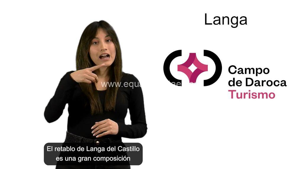Imagen de audio signoguía de Langa.